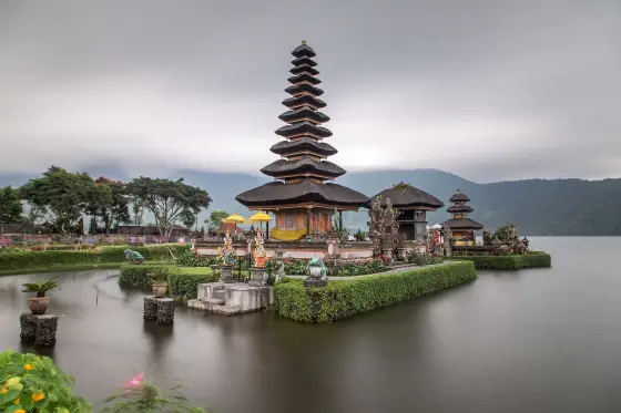 Pura Ulun Danu Bratan on Lake Bratan, Bali
