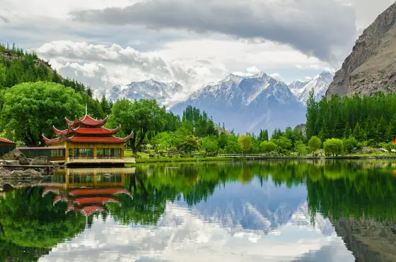 Lower Kachura (Shangrila) Lake near Skardu
